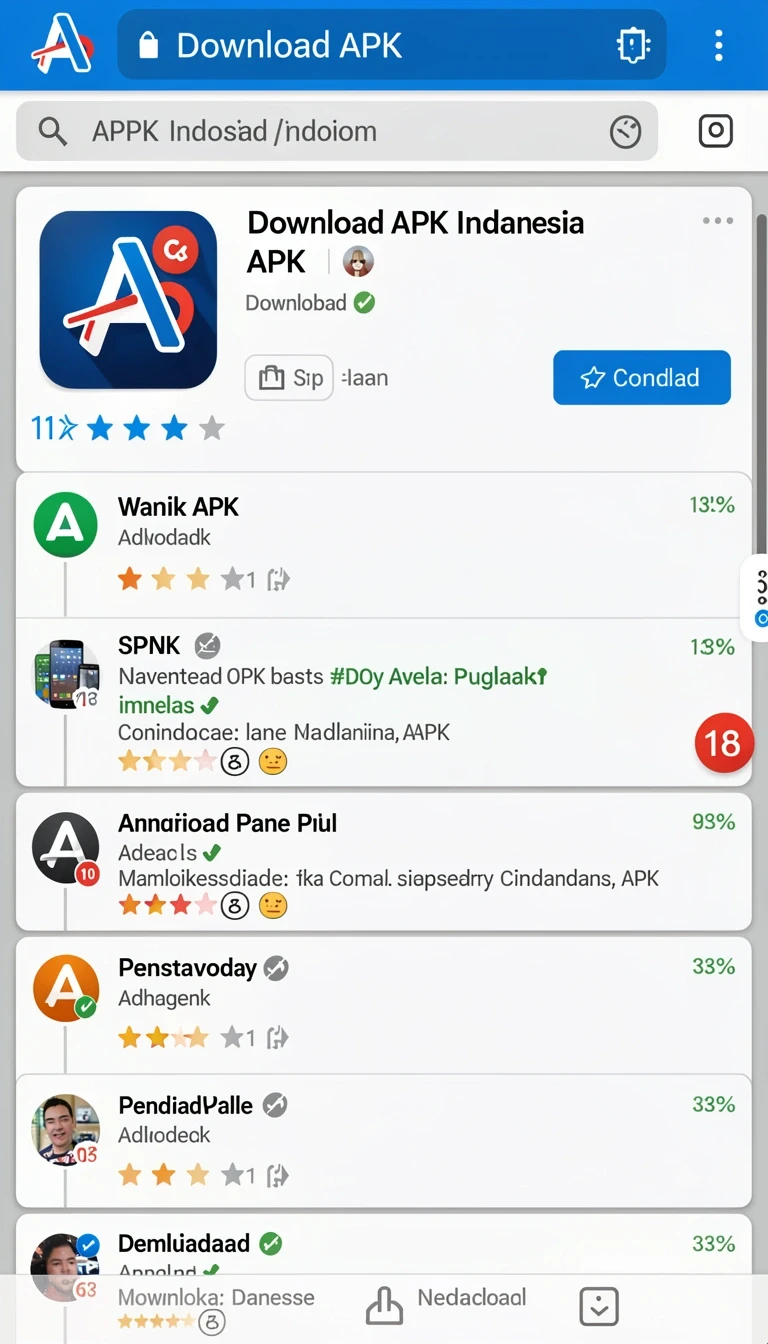 Cuplikan layar menu unduhan pragmatic123 untuk perangkat Android